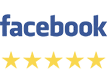 5-star rating on Facebook